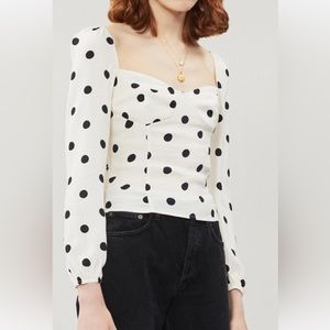 The Reformation Reign top. Size 6